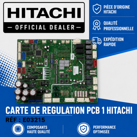 CARTE  DE REGULATION  PCB 1 HITACHI Réf:E03215