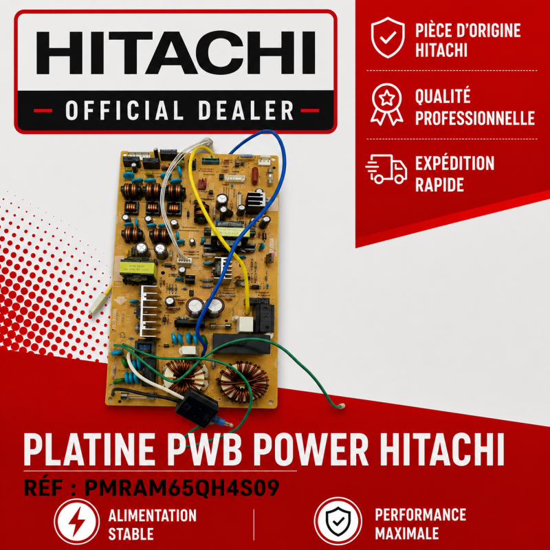 platine électronique pièce détachée HITACHI RAM-65QH4 RAM-65QH5 RAM-53QH5