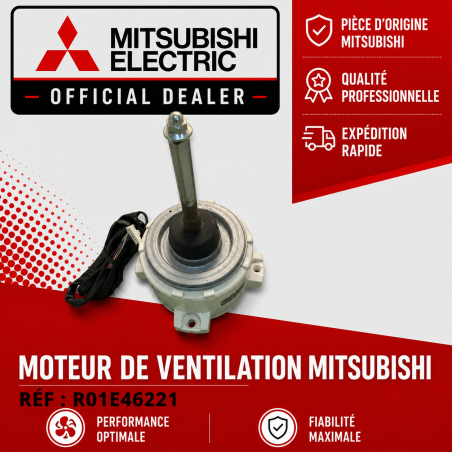 MOTEUR DE VENTILATION MITSUBISHI Réf:R01E46221