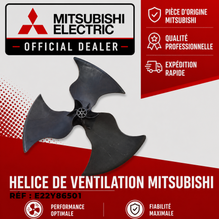 HELICE DE VENTILATION MITSUBISHI Réf:E22Y86501