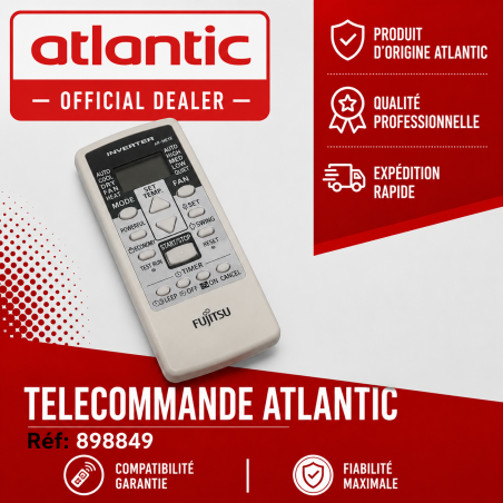 TELECOMMANDE ATLANTIC Réf:898849