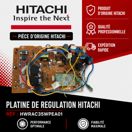 PLATINE DE CONTROLE HITACHI Réf: HWRAC35WPEA01