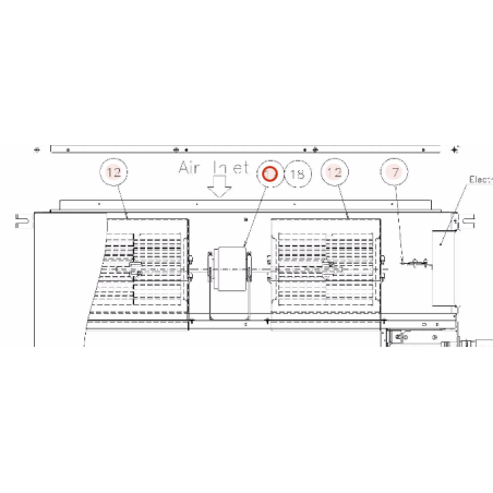MOTEUR DE TURBINE HITACHI  réf:E05546