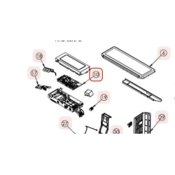 PLATINE DE CONTROLE PWB HITACHI Réf: PMRAC50NPES01