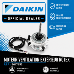 Moteur ventilation extérieur ROTEX Réf:5017652.