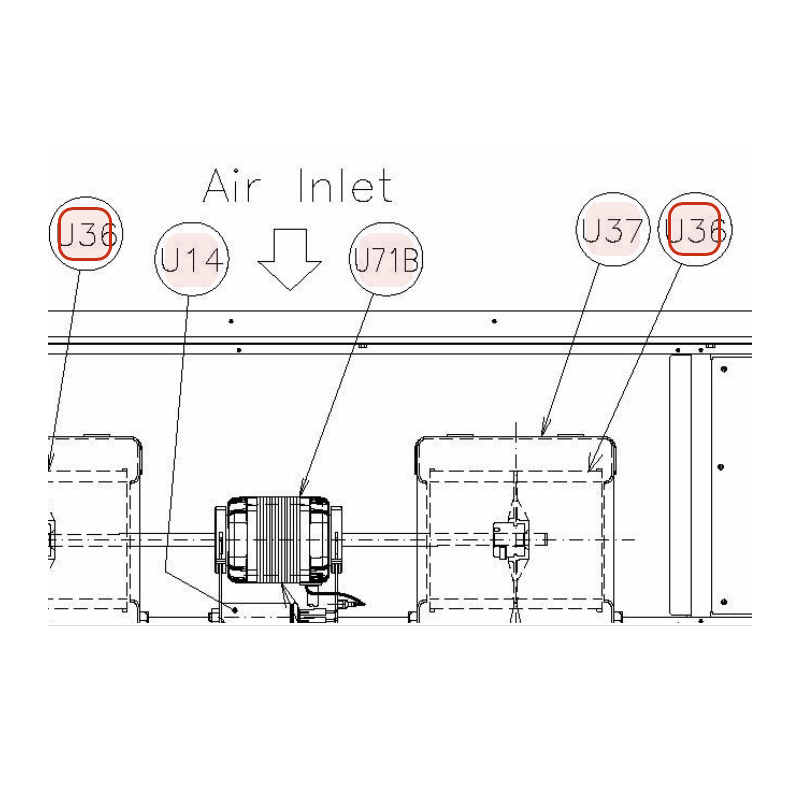 TURBINE DE VENTILATION HITACHI Réf :E00703