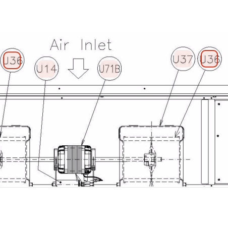 TURBINE DE VENTILATION HITACHI Réf :E00703
