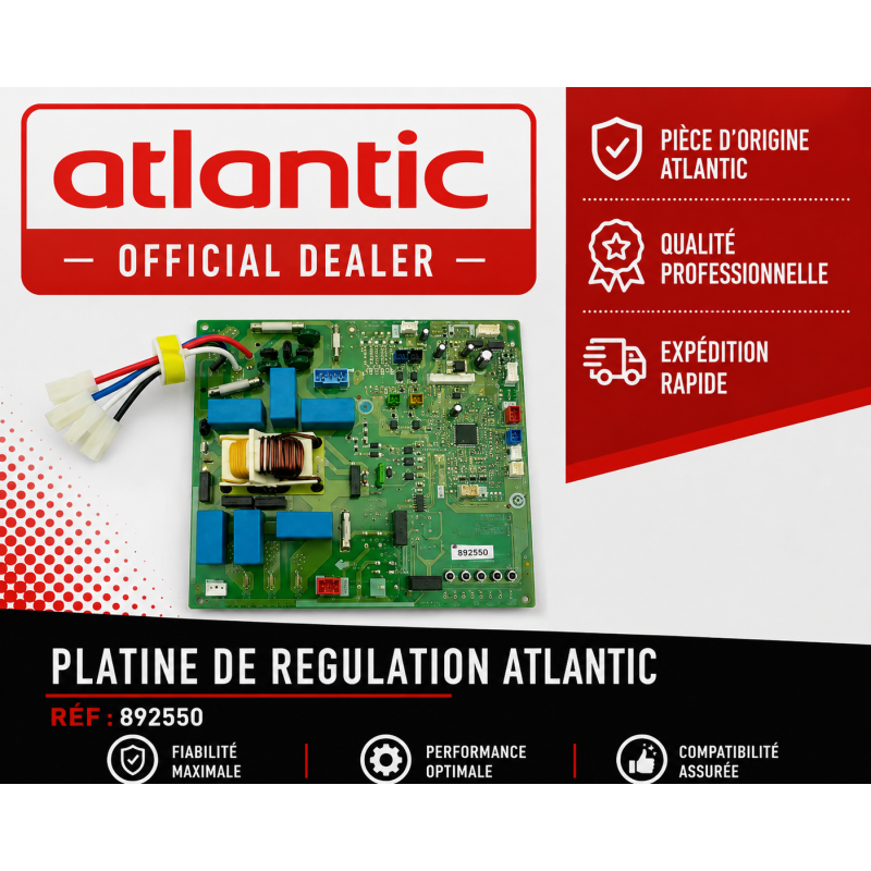 PLATINE DE REGULATION ATALNTIC Réf:892550