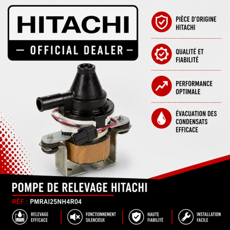 pompe de relevage, pièce détachée, hitachi, cassette, RAI