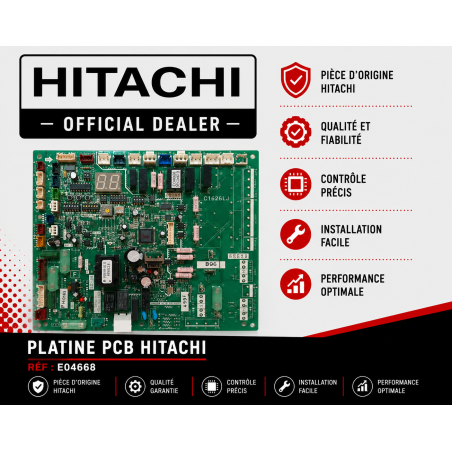 PLATINE PCB HITACHI Réf:E04668