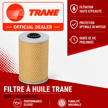 FILTRE A HUILE TRANE Réf:ELM0015E