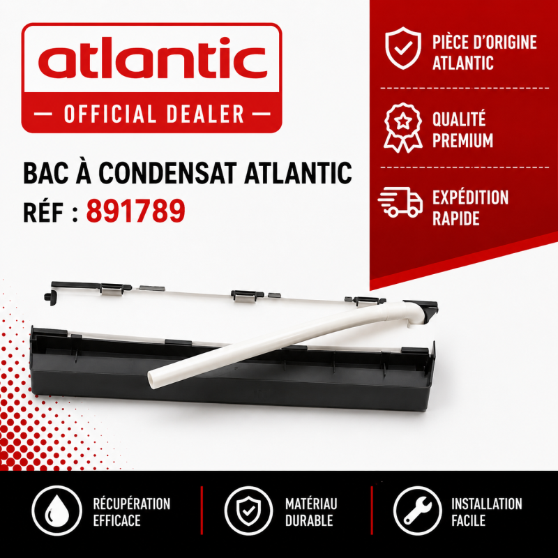 Bac à condensat climatisation réversible inverter ASYA14LACM Atlantic