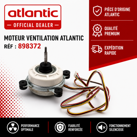 Moteur ventilation climatisation réversible inverter AOYA14LAC2 Atlantic