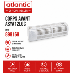 Corps avant  climatisation reversible inverter ASYA12LGC Atlantic
