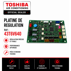 PLATINE DE REGULATION TOSHIBA Réf: 43T6V640