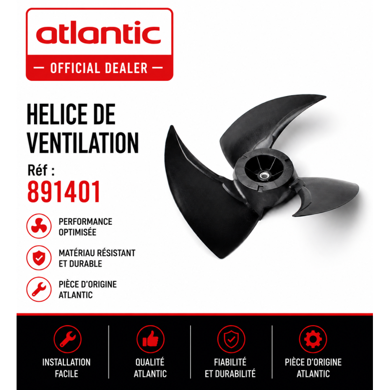 Hélice climatisation réversible inverter AOYA18LAT3 Atlantic