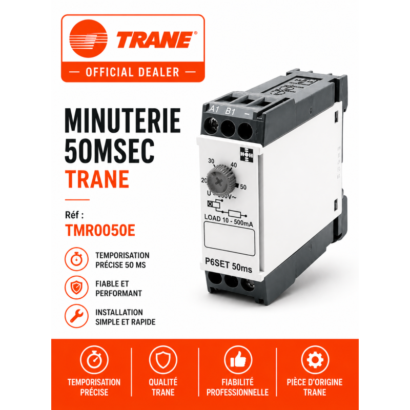 MINUTERIE 50MSEC TRANE Réf:TMR0050E