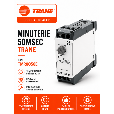 MINUTERIE 50MSEC TRANE Réf:TMR0050E