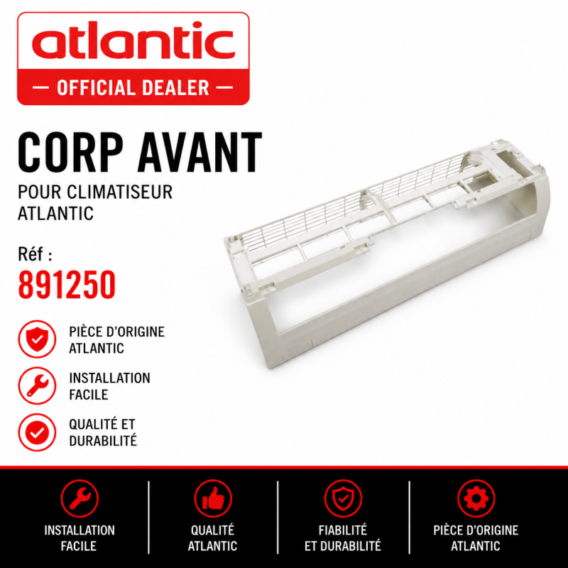 Filtre climatisation réversible inverter ASYA09LACM Atlantic