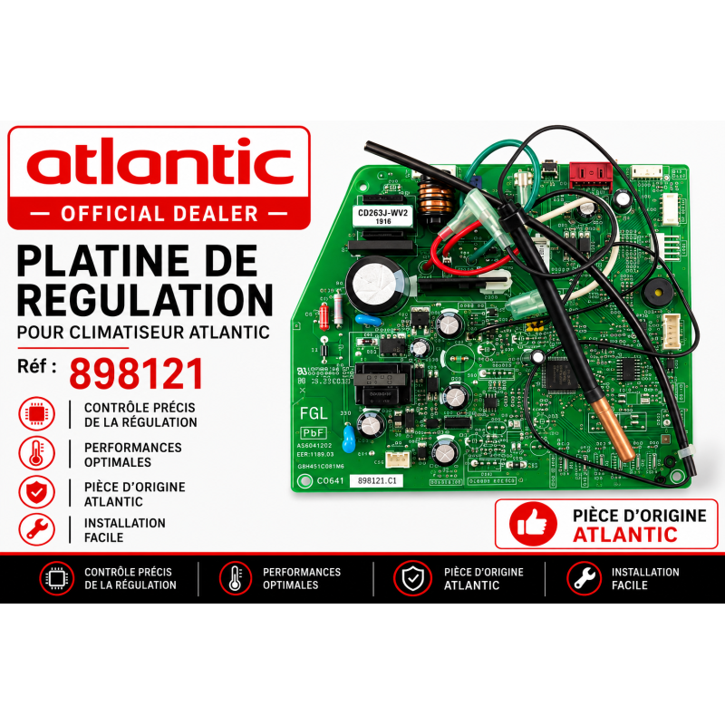 PLATINE DE REGULATION ATLANTIC réf:898121