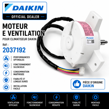 MOTEUR DE VENTILATION DAIKIN Réf: 2037192