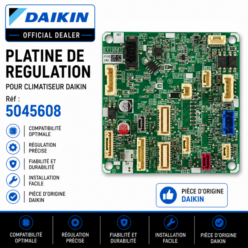 PLATINE DE CONTROLE DAIKIN Réf: 5045608