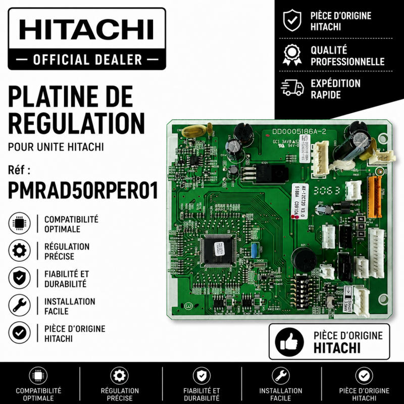 PLATINE DE REGULATION HITACHI réf:PMRAD50RPER01