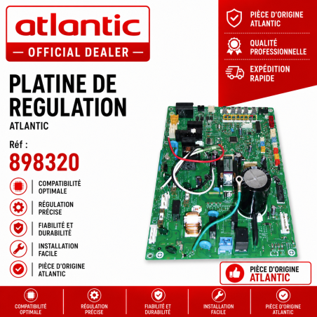 PLATINE DE REGULATION ATLANTIC Réf:898320