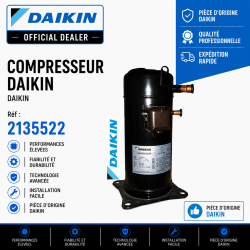 COMPRESSEUR JT224DCNYR@S2 SCROLL 5.5KW DAIKIN réf: 2135522