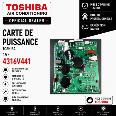 CARTE DE PUISSANCE TOSHIBA Réf: 4316V441