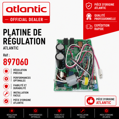 PLATINE DE REGULATION  ATLANTIC Réf:897060