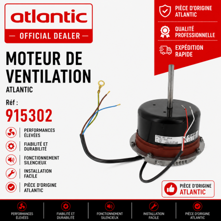 MOTEUR DE VENTILATION ATLANTIC  réf:915302