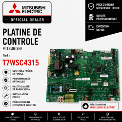 PLATINE DE CONTROLE MITSUBISHI Réf:T7WSC4315