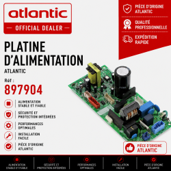 PLATINE D'ALIMENTATION ATLANTIC Réf :897904