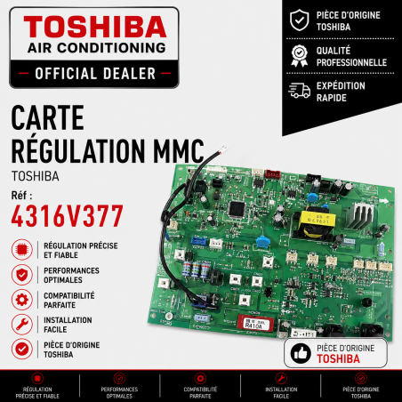 CARTE REGULATION  MMC TOSHIBA Réf: 4316V377