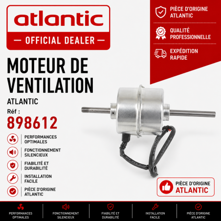 MOTEUR DE VENTILATION ATLANTIC  ref:898612