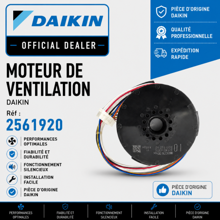 MOTEUR DE VENTILATION DAIKIN Réf: 2561920