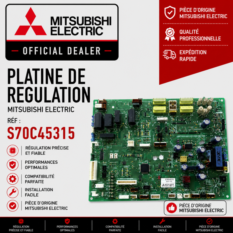 PLATINE DE REGULATION MITSUBISHI :S70C45315