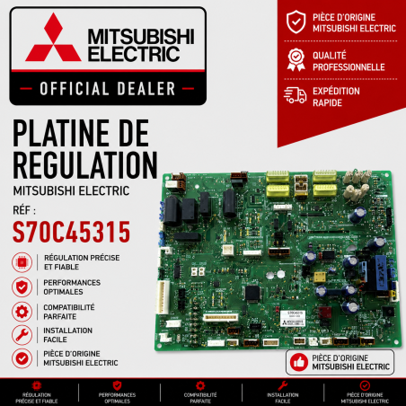 PLATINE DE REGULATION MITSUBISHI :S70C45315