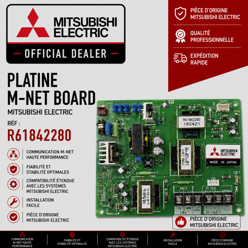 PLATINE  M-NET BOARD MITSUBISHI Réf: R61842280