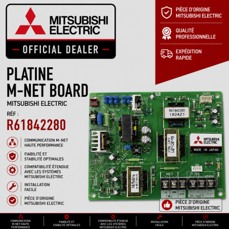 PLATINE  M-NET BOARD MITSUBISHI Réf: R61842280