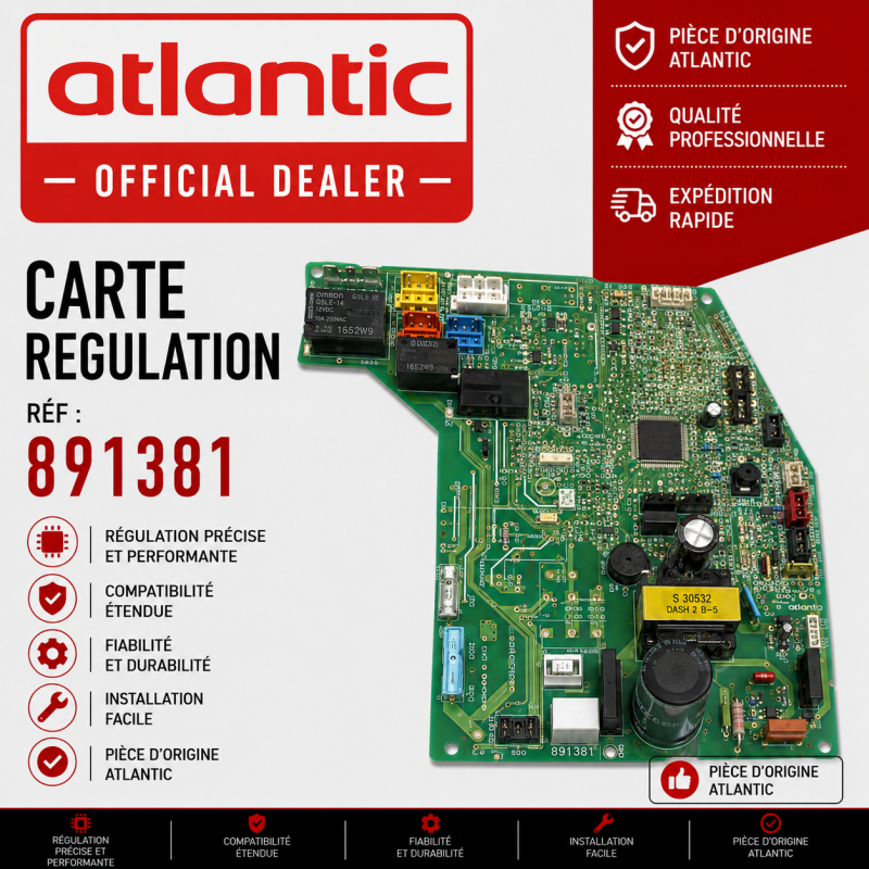 CARTE REGULATION ATLANTIC Réf: 891381