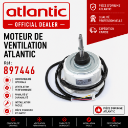 MOTEUR DE VENTILATION ATLANTIC Réf :897446