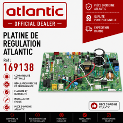 PLATINE DE REGULATION ATLANTIC Réf :169138