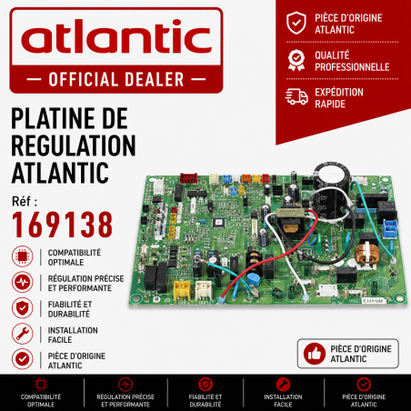 PLATINE DE REGULATION ATLANTIC Réf :169138
