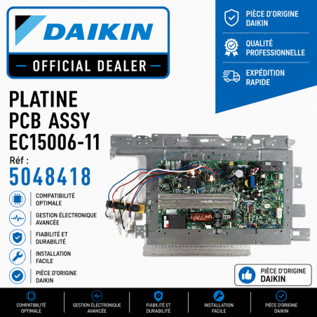PLATINE PCB  ASSY EC15006-11  DAIKIN Réf: 5048418