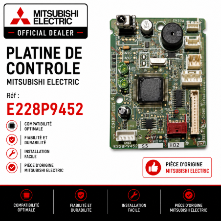 PLATINE DE CONTROLE MITSUBISHI Réf: E228P9452