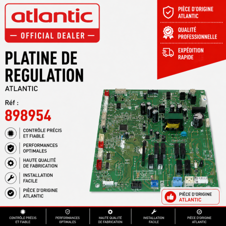 PLATINE DE REGULATION  ATLANTIC réf : 898954