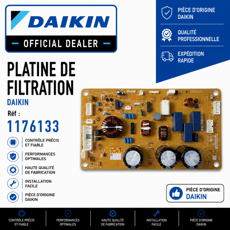 PLATINE DE FILTRATION 2P059475 1 DAIKIN Ref: 1176133