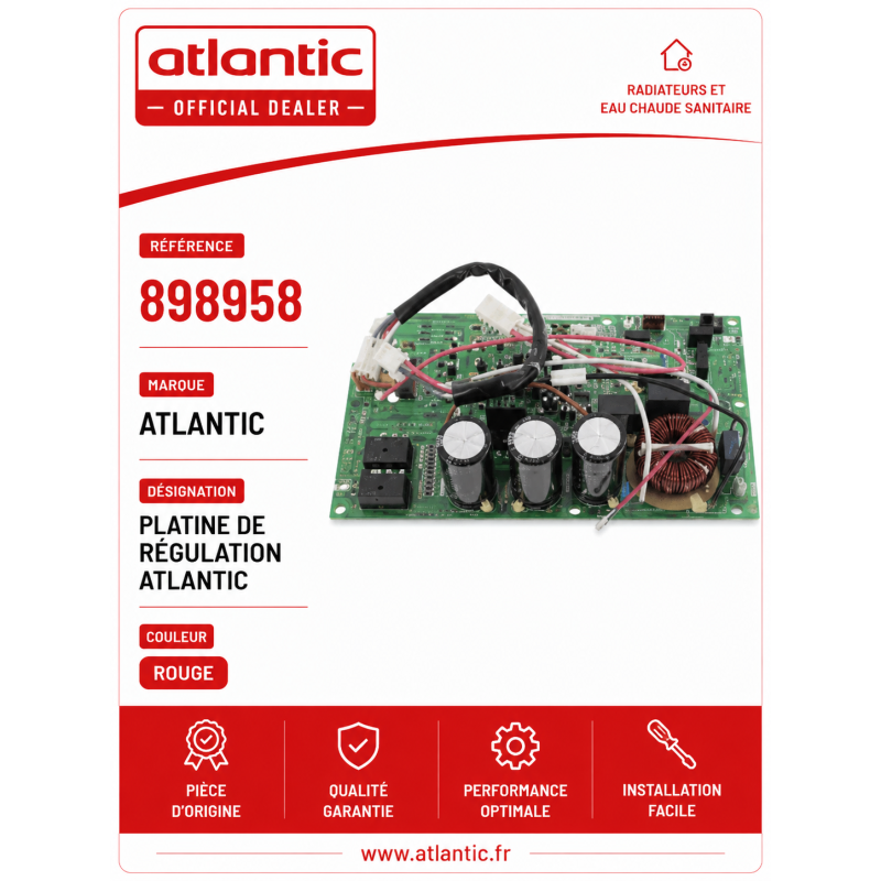 PLATINE DE REGULATION ATLANTIC Réf:898958